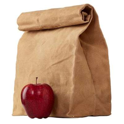 Hot Selling Eco-friendly Waterproof Insulated Reusable Picnic Bag Waxed Canvas Lunch Bag