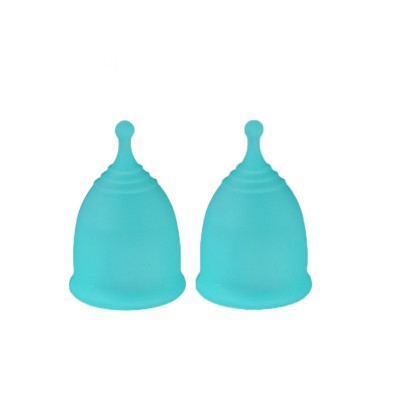 Custom Foldable Reusable Collapsible Organic Safe Comfortable Cup 100% Medical Grade Silicone Women Period Menstrual Cup