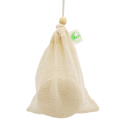 Recyclable Reusable Small Cotton Fabric Produce Mesh Drawstring Bags for packing makeup remover pads